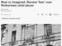 Screenshot of Rotherham story